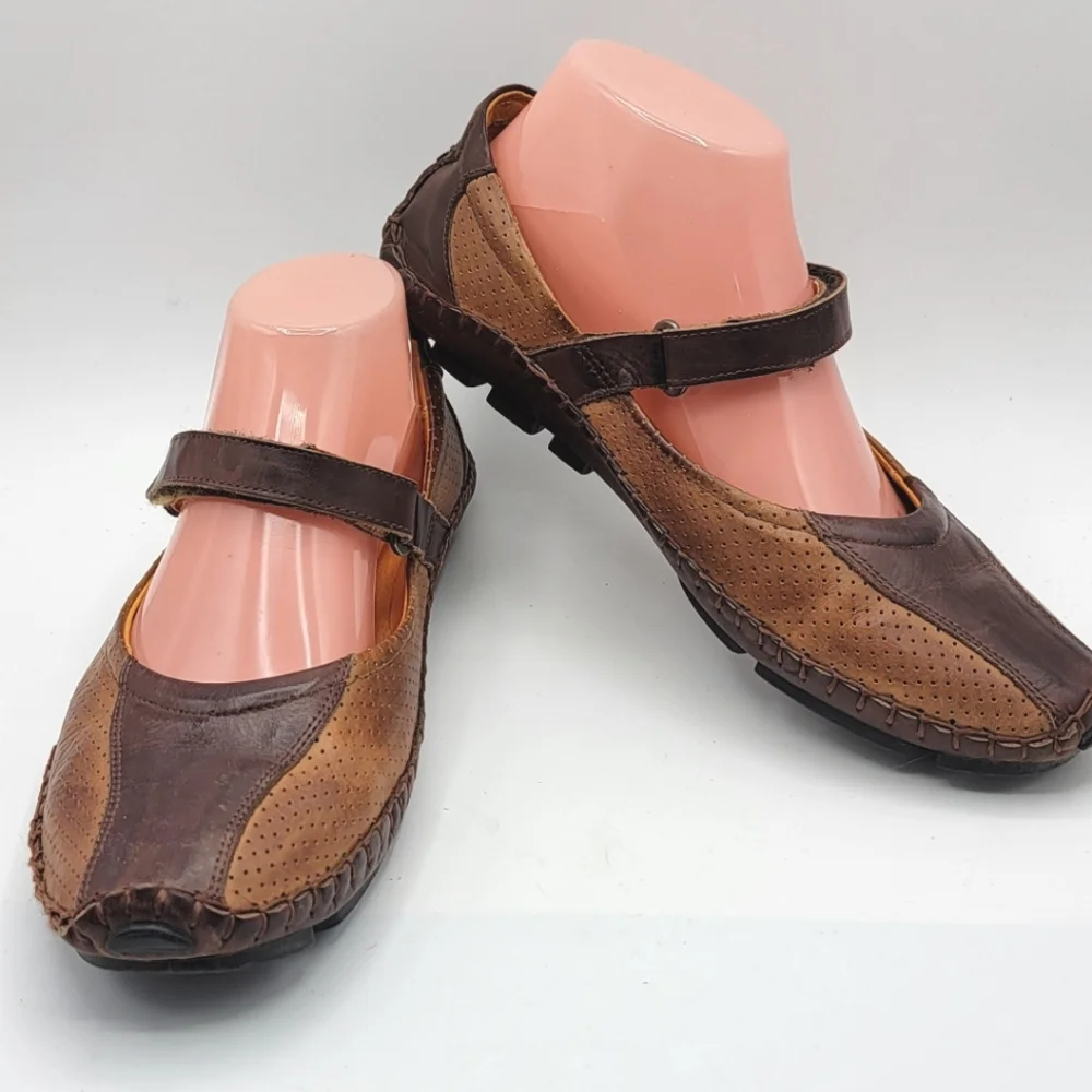 PIKOLINOS Women's Mary‎ Jane Flats Size 39 (8.5-9) #1325